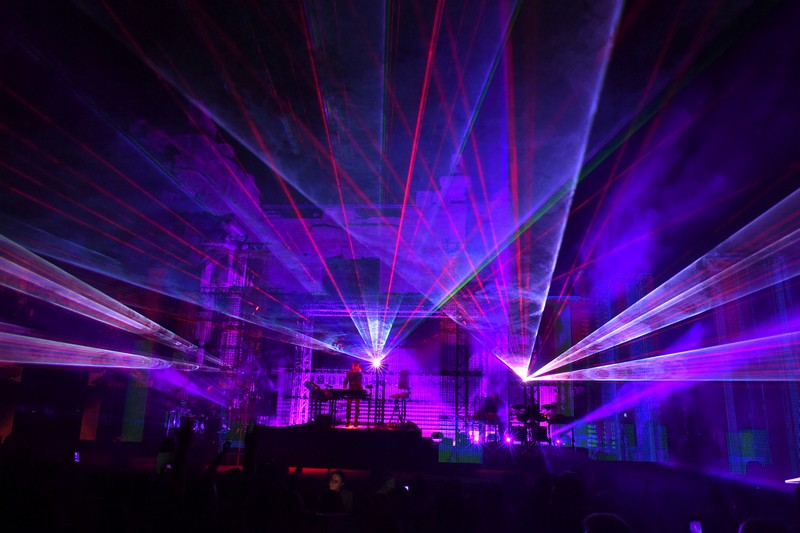 Jean Michel Jarre at Baalbeck Festival